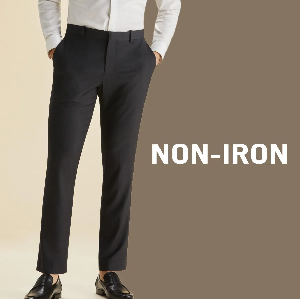 Perry Ellis Men's Modern Fit Portfolio Performance Dress Pants