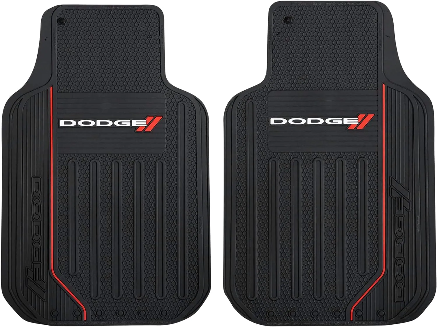 Plasticolor Elite 'Dodge' Automotive Floor Mat Set, (001468R01), Black
