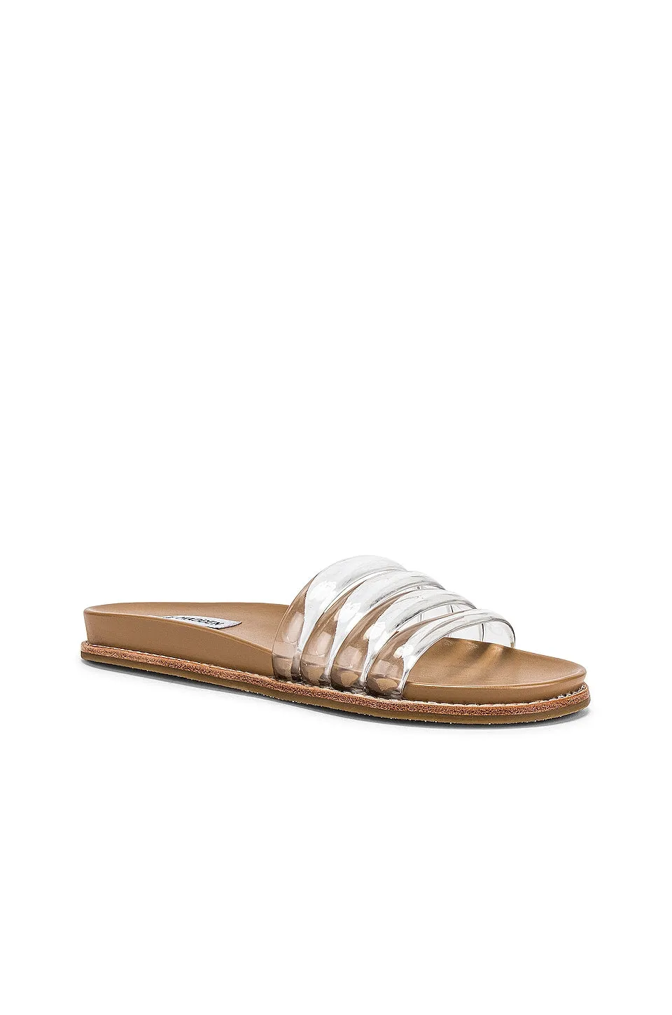 Pool Steve CLEAR Smart-connected Multicolor Slides Massive markdown Drips Women's Sandals PVC Madden