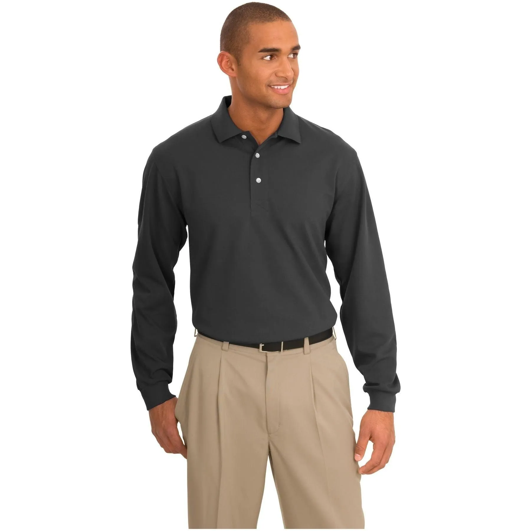 Port Authority ®  Rapid Dry™ Long Sleeve Polo.  K455LS - Port Authority K455LS