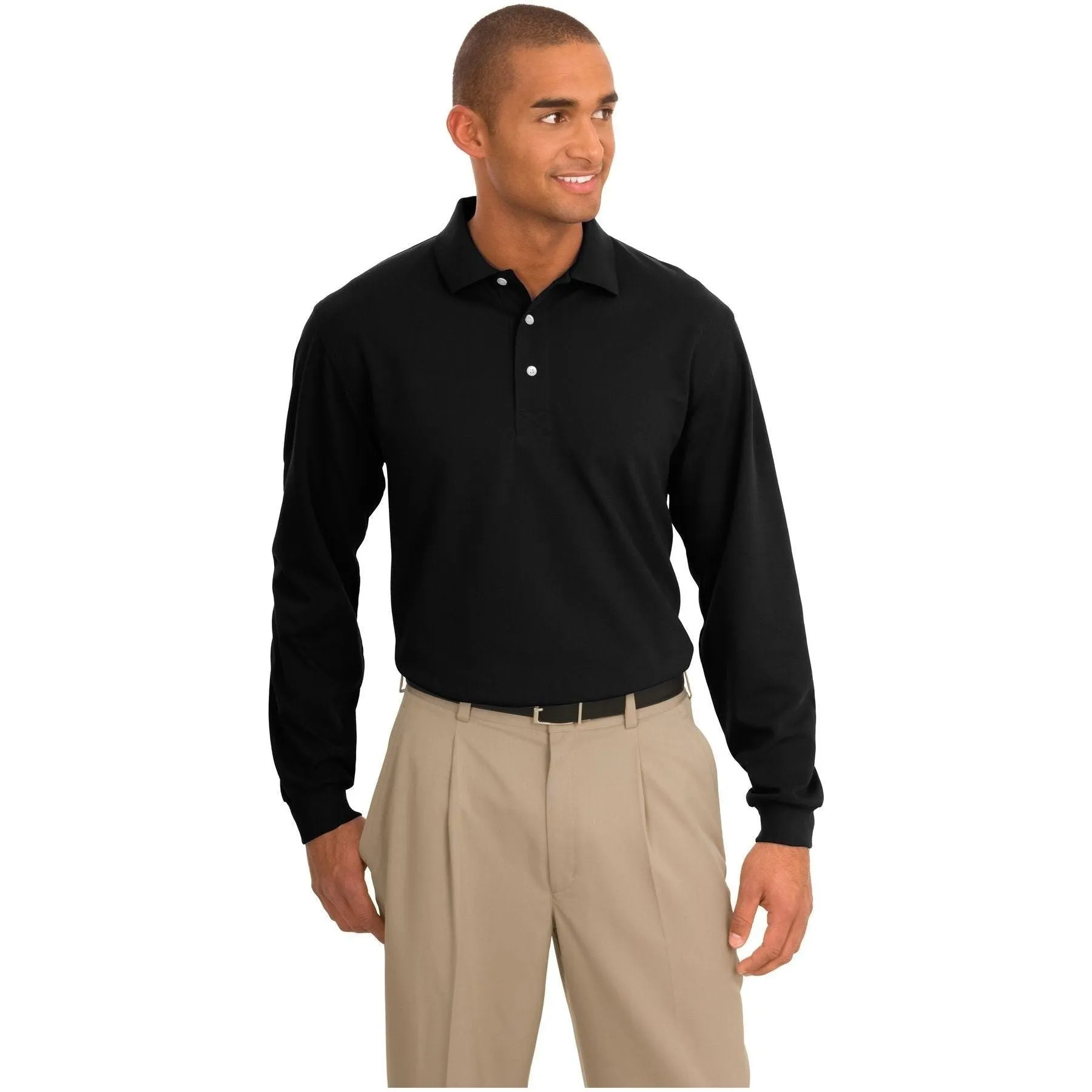 Port Authority ®  Rapid Dry™ Long Sleeve Polo.  K455LS - Port Authority K455LS