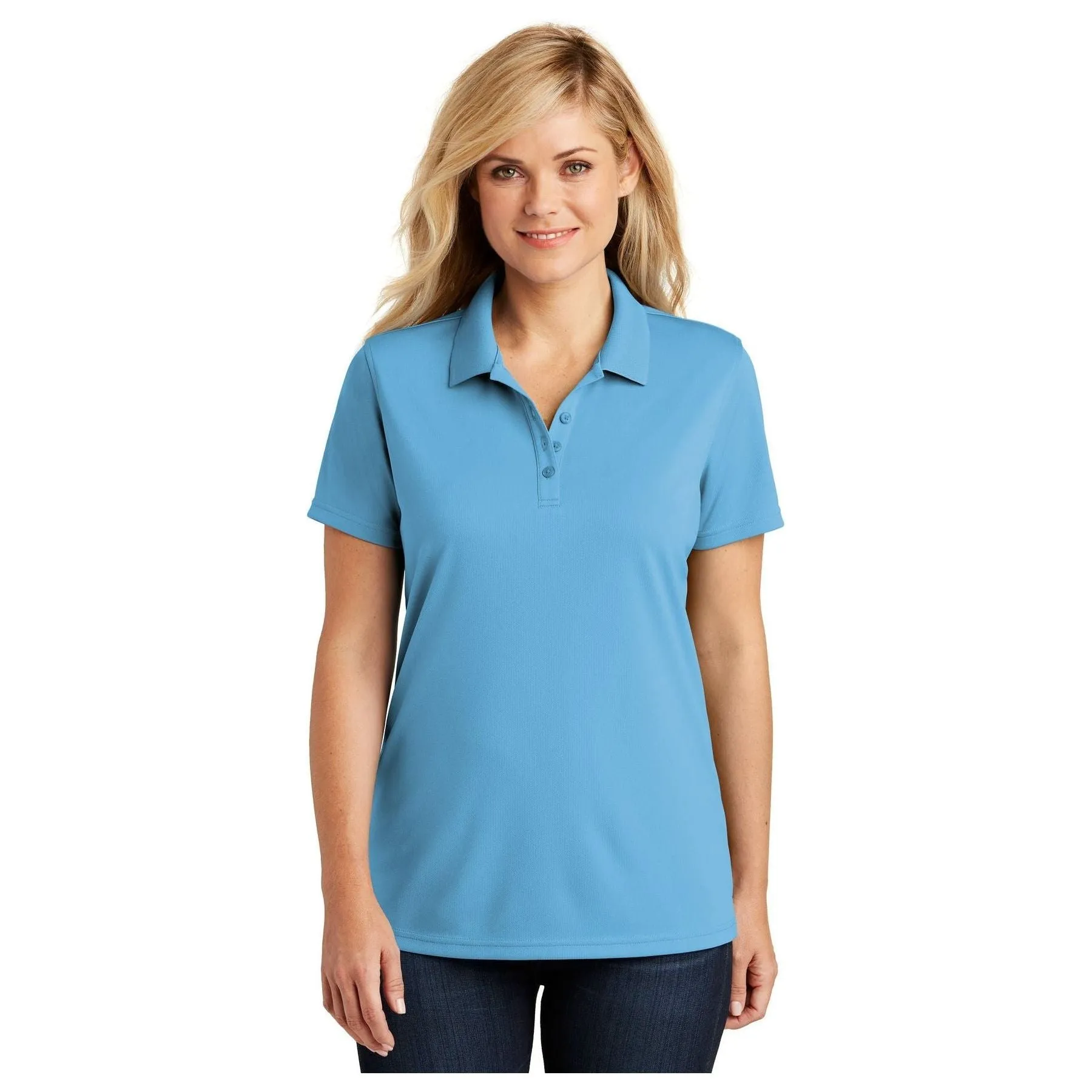 Port Authority ®  Women's Dry Zone ®  UV Micro-Mesh Polo. LK110 - Aquamarine - Port Authority LK110