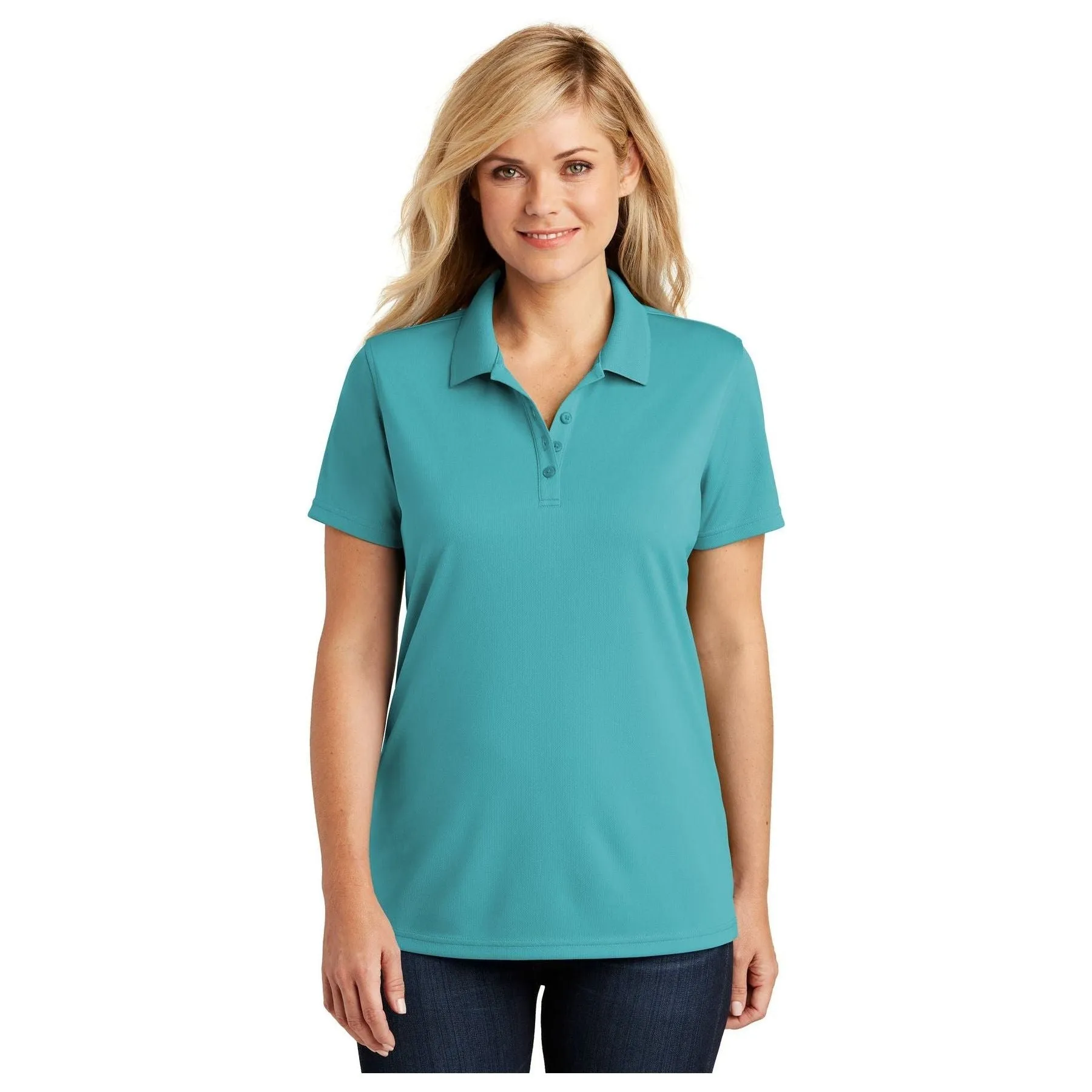 Port Authority ®  Women's Dry Zone ®  UV Micro-Mesh Polo. LK110 - Aquamarine - Port Authority LK110