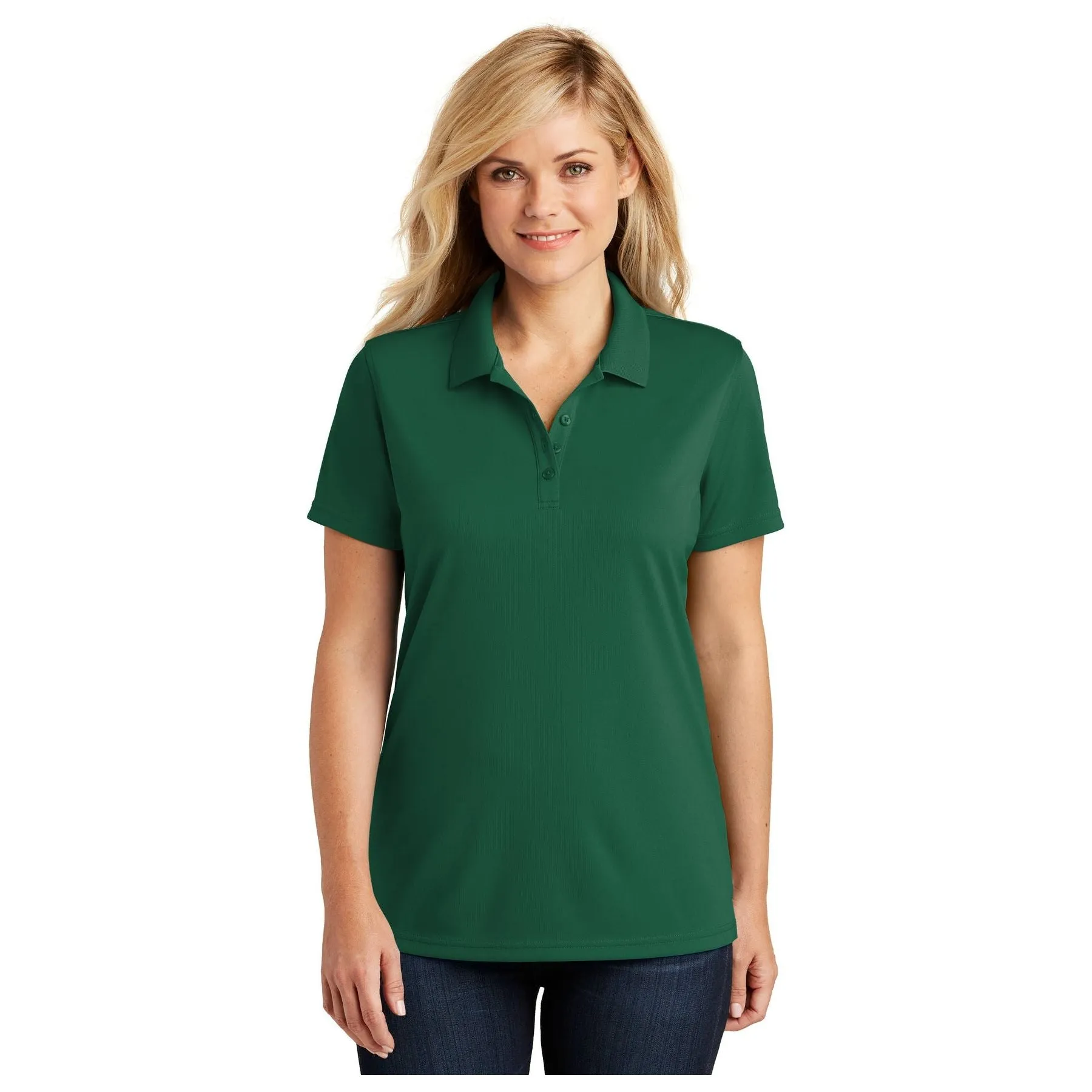 Port Authority ®  Women's Dry Zone ®  UV Micro-Mesh Polo. LK110 - Deep Forest Green - Port Authority LK110