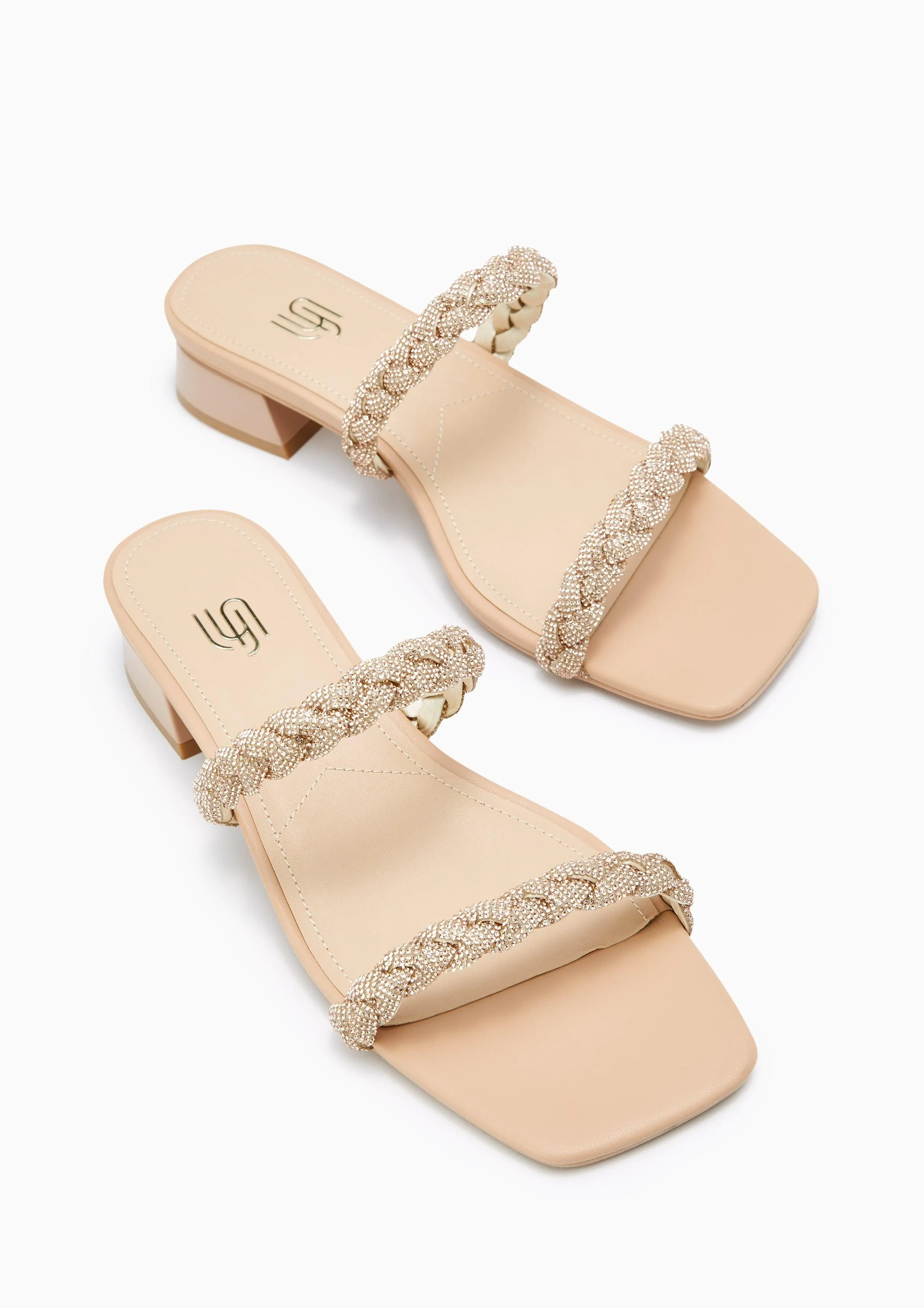 Promise Infinite Flats And Sandals - Beige