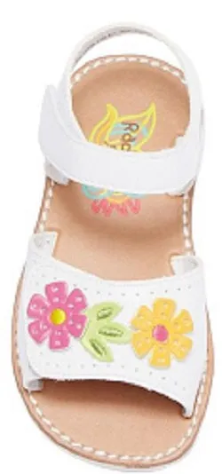 Rachel White Eva Floral Girls Comfort Sandal EVA