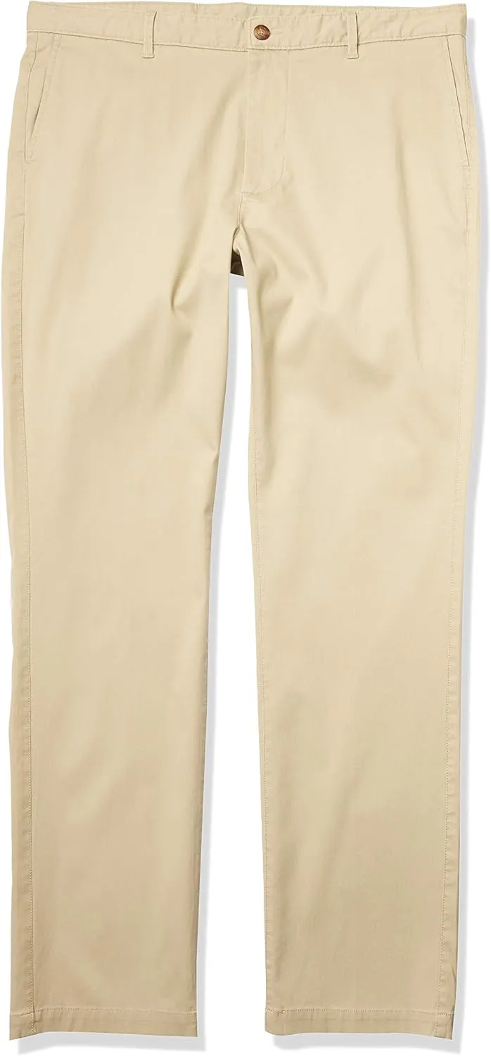 Reyn Spooner Men's Cotton Tailored Fit Flat Front Chino Pant