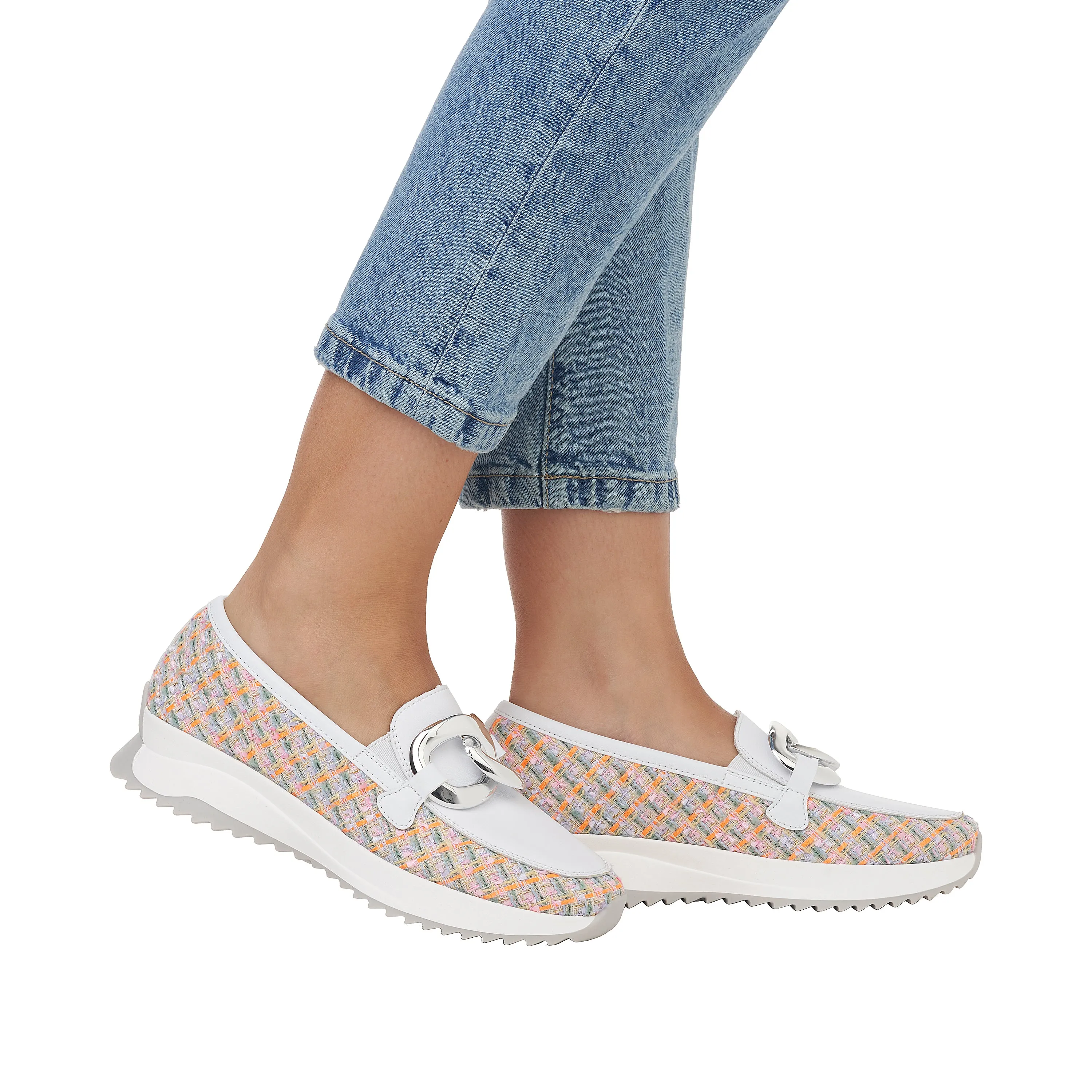 Rieker Evolution Ladies Loafer Slip On Shoe W1303-90