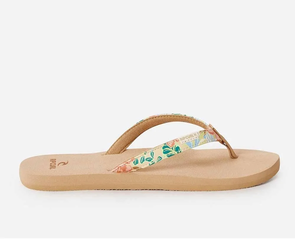 Rip Curl Womens Freedom Bloom Open Toe Flip Flops