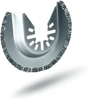 Rockwell RW8926 2-1/2-Inch Sonicrafter Oscillating Multitool Diamond Coated Semicircle Saw Blade with Universal Fit System