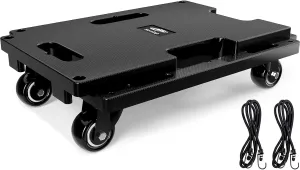 Ronlap Furniture Moving Dolly 4 Wheels Heavy Duty Small Flat Dolly Cart with Wheels Interlocking Furniture Movers Dollies for Moving, 440 Lbs Capacity, 1 Pack, Black