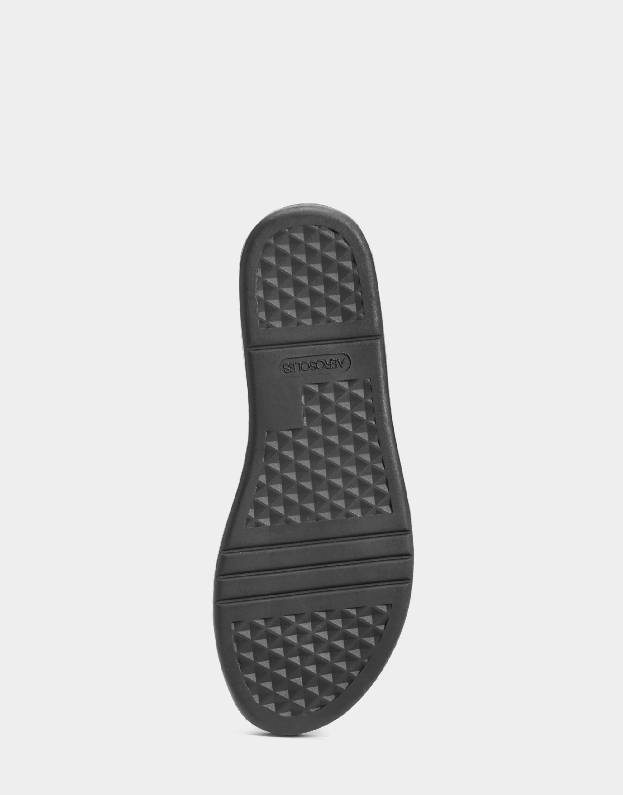 Sandal Double Aerosoles Hour Footbed High-tech-enabled Flat Buckle Memory Sandal Sleek Happy Black Foam