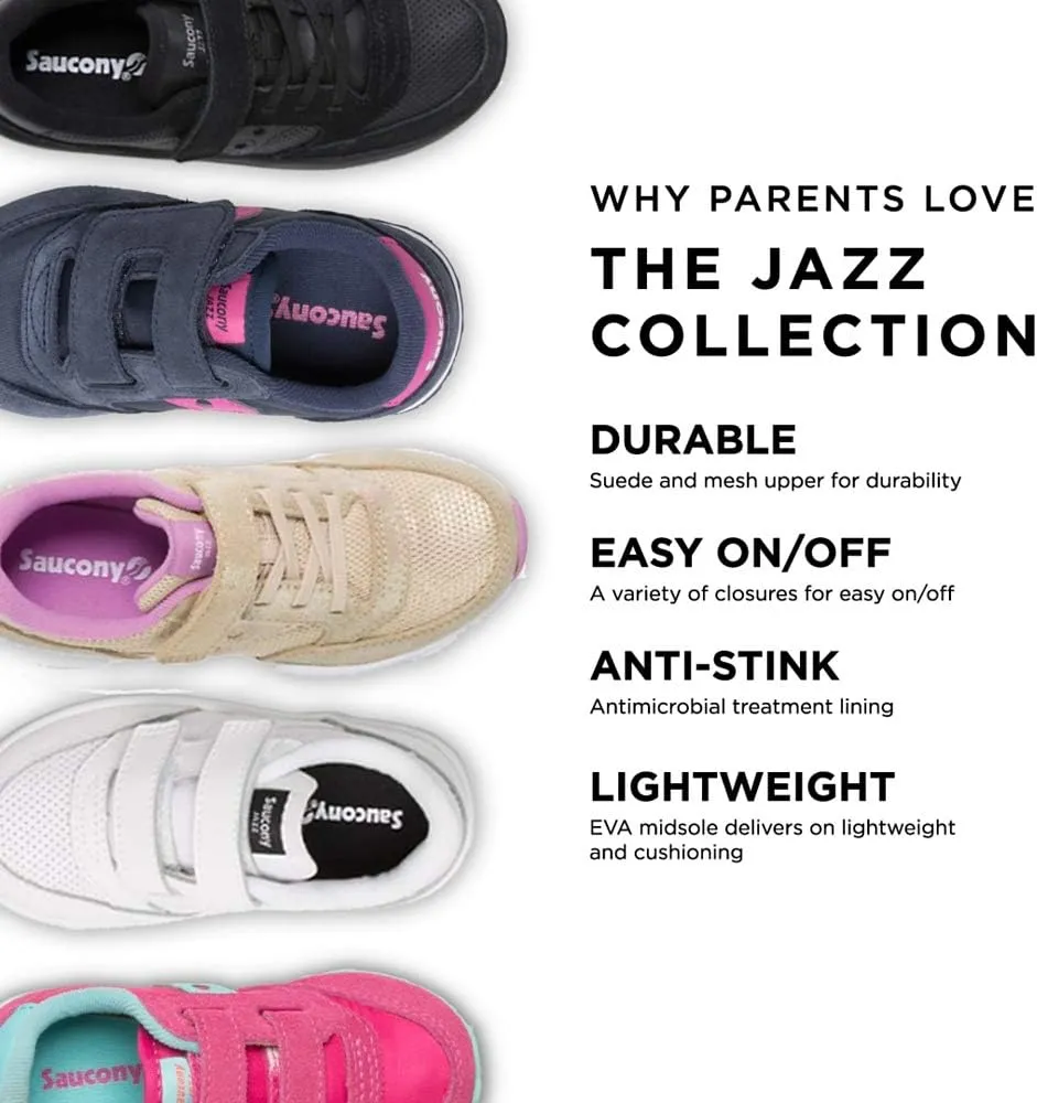 Saucony Unisex-Child Jazz Court Sneaker