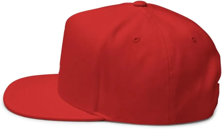 Silly Goose Hat (Embroidered Flat Bill Snapback Cap) Funny Cartoon Goose Hats