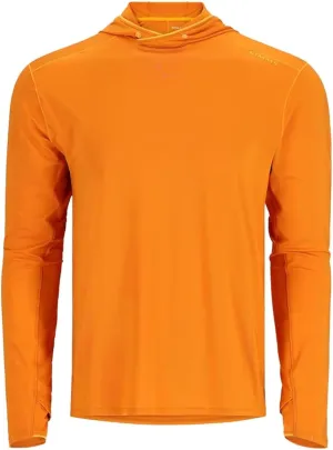 Simms SolarFlex UPF 50  Shirt - Premium Sun Protection Hoodie for Men, Lightweight, Quick-Dry, Breathable Outdoor Apparel for Men (Sun Glow, Large)
