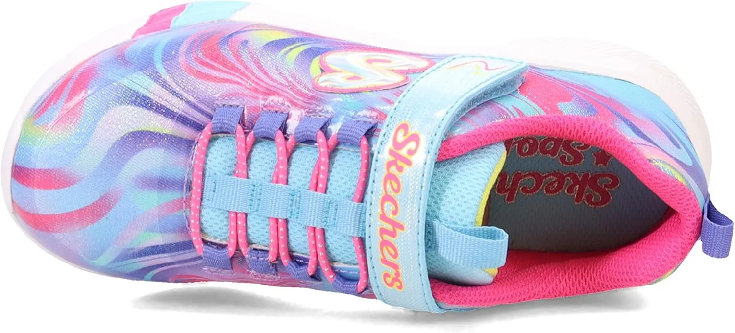 Skechers Girls' Dreamy Lites Swirly Sweets Sneaker