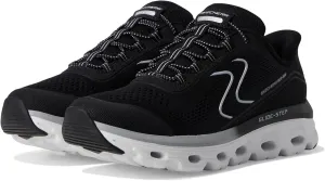 Skechers Sport Women's Women's Glide Step Sole Hands Free Slip-INS Sneaker, BKW=Black/White, 6.5