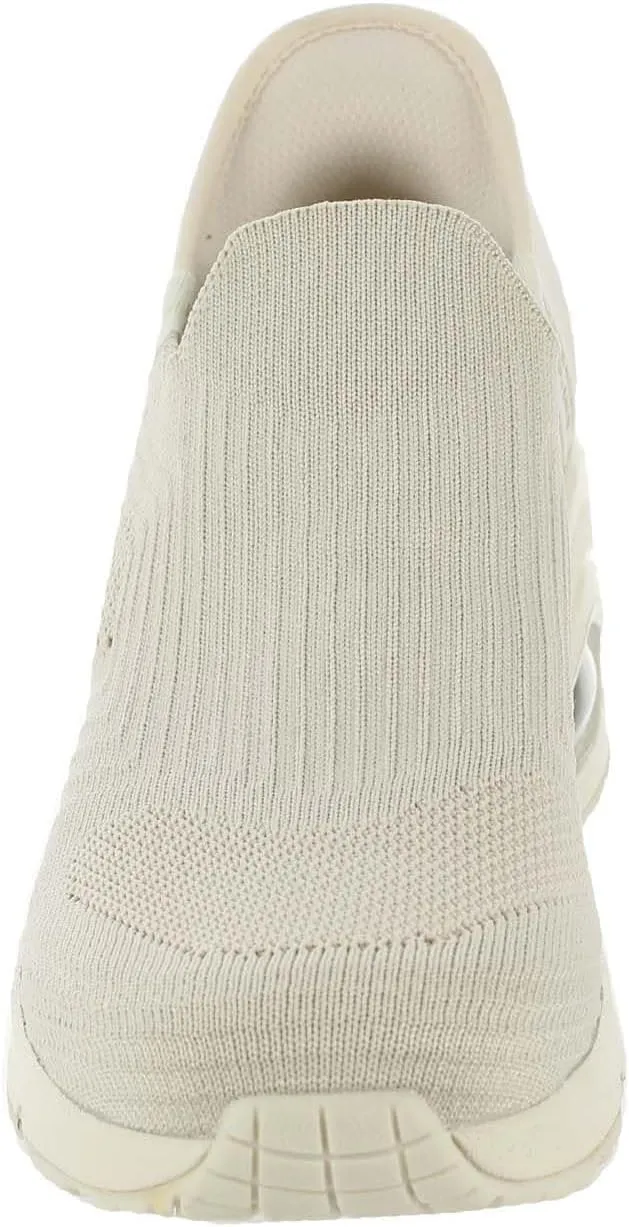 Skechers Women's Uno Wedge-Kickin' Knit Hands Free Slip-ins Sneaker
