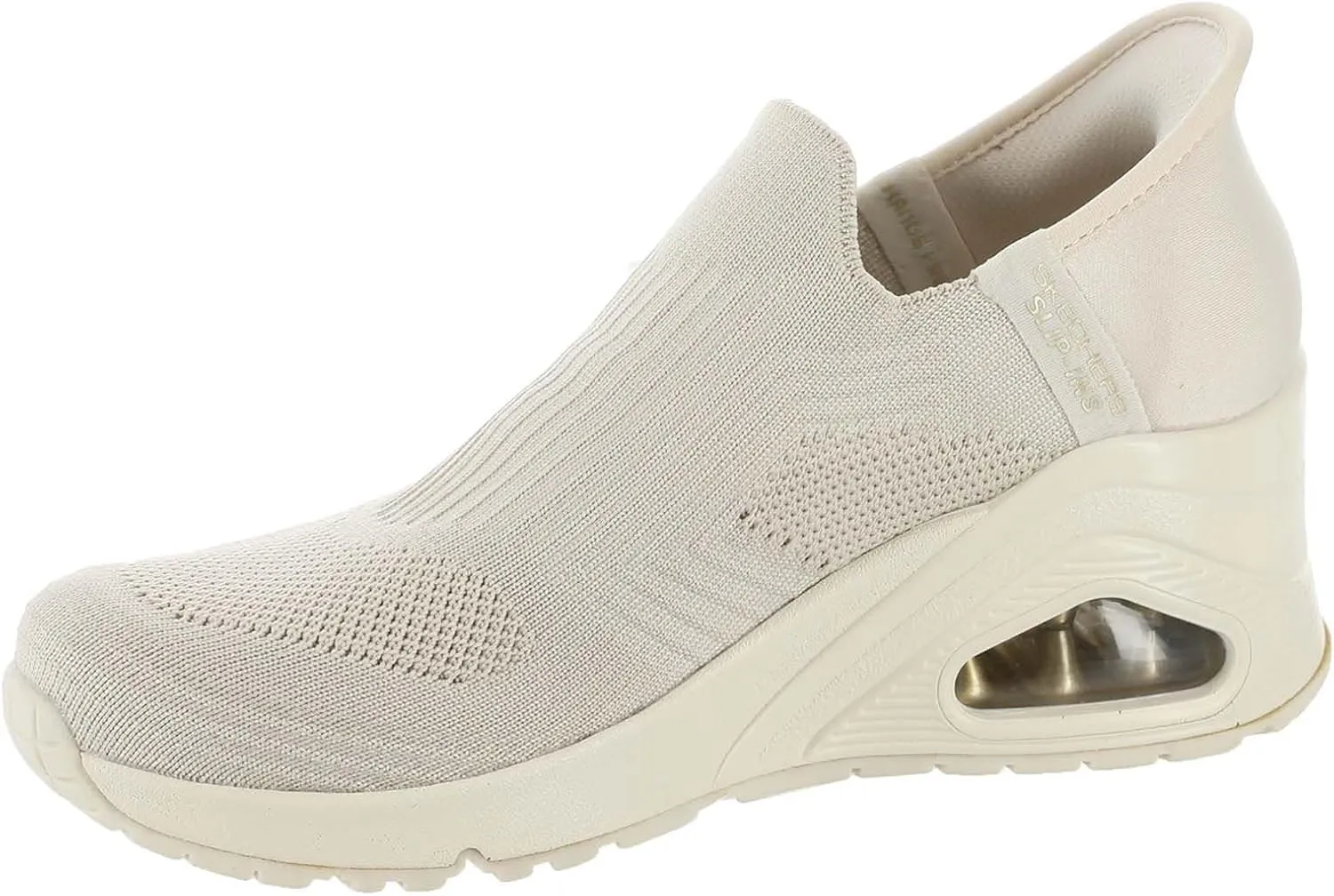 Skechers Women's Uno Wedge-Kickin' Knit Hands Free Slip-ins Sneaker
