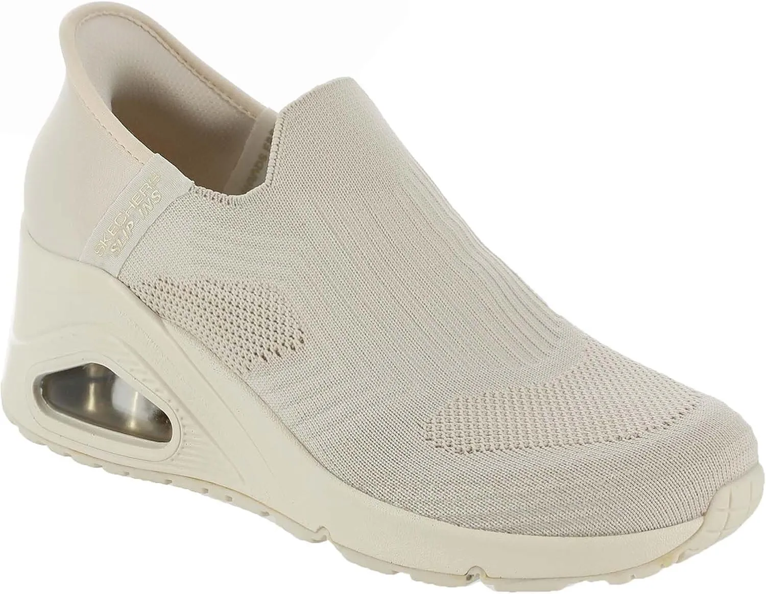 Skechers Women's Uno Wedge-Kickin' Knit Hands Free Slip-ins Sneaker