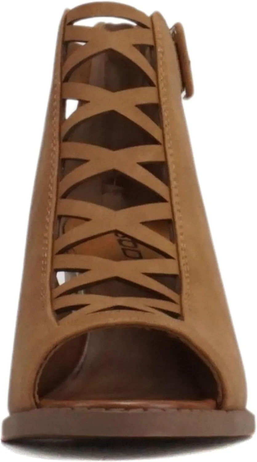 Soda Womens Fashion Aran Open Toe Heel Sandal