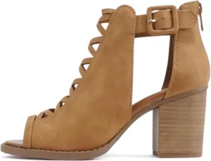 Soda Womens Fashion Aran Open Toe Heel Sandal