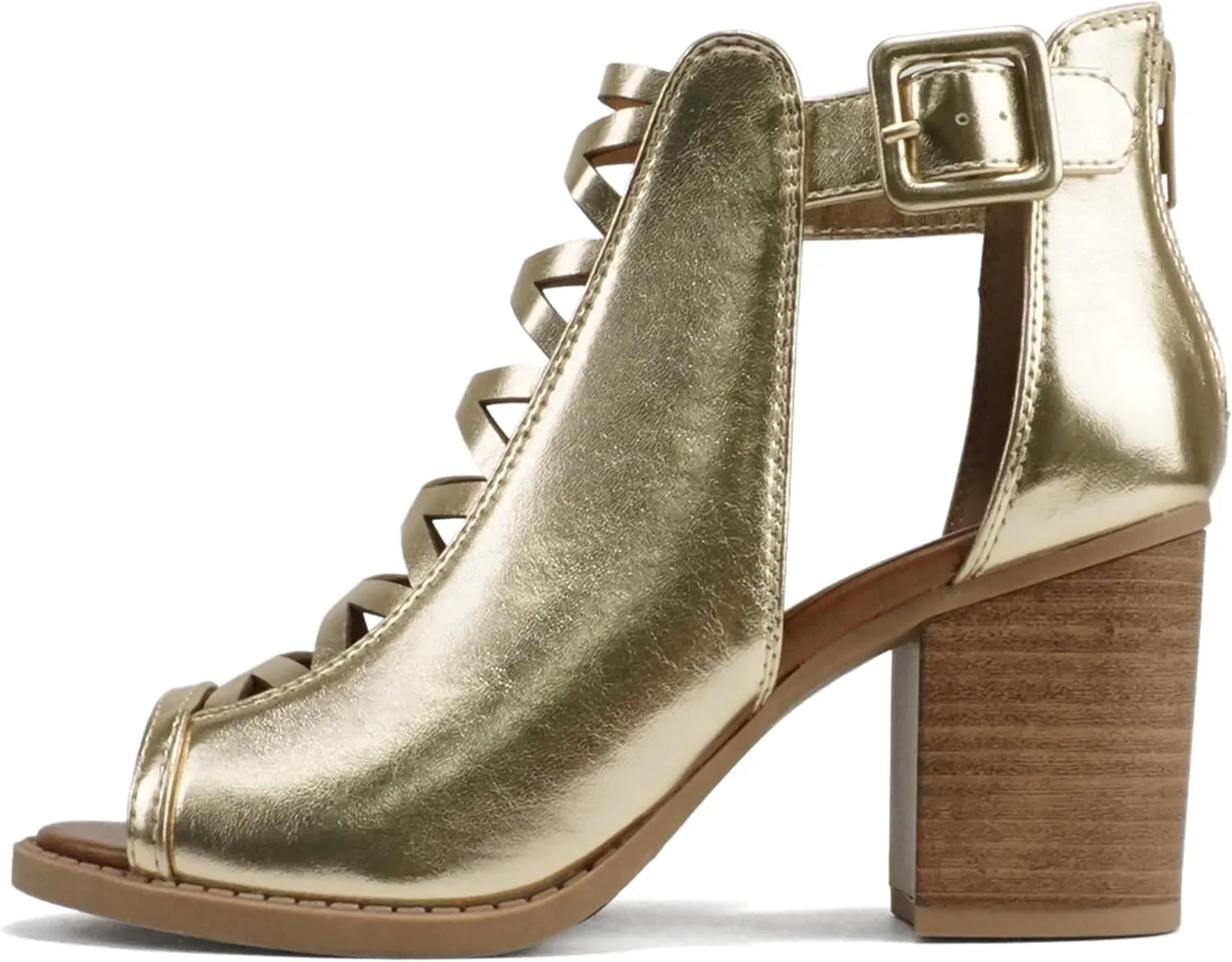 Soda Womens Fashion Aran Open Toe Heel Sandal