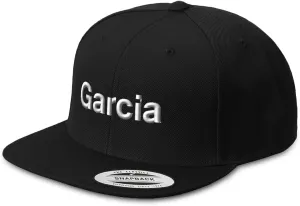 Speedy Pros Snapback Hats for Men & Women Garcia Letters Acrylic Flat Bill Baseball Cap