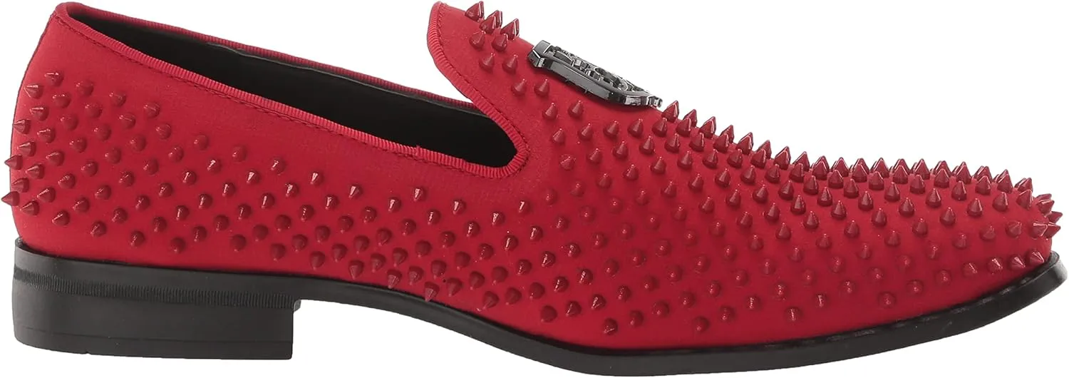 STACY ADAMS Men's Sabre Velour Slip on Loafer
