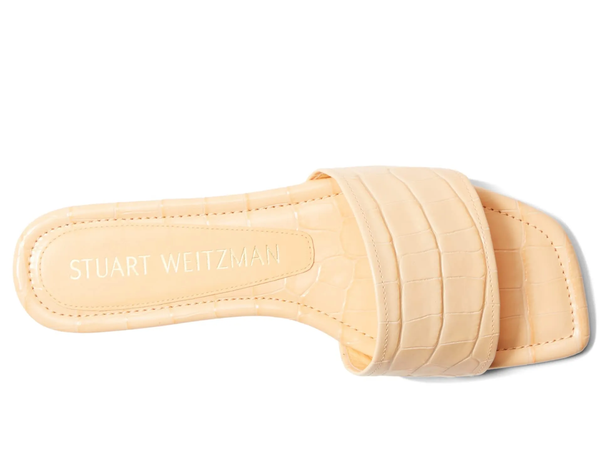 Stuart Weitzman Summer Slide Sandal Mango 9.5 B