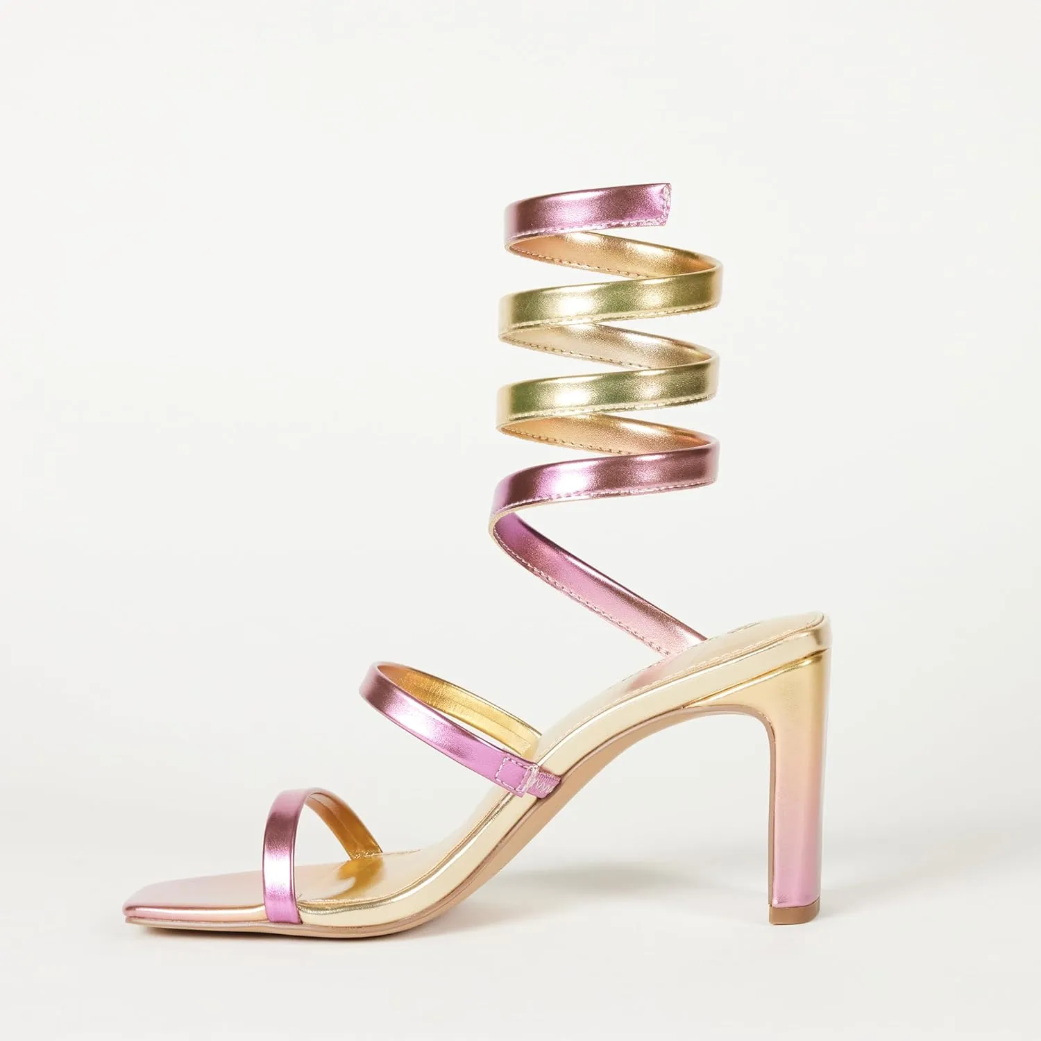 The Drop Women's Aimee Spiral Heeled Sandal