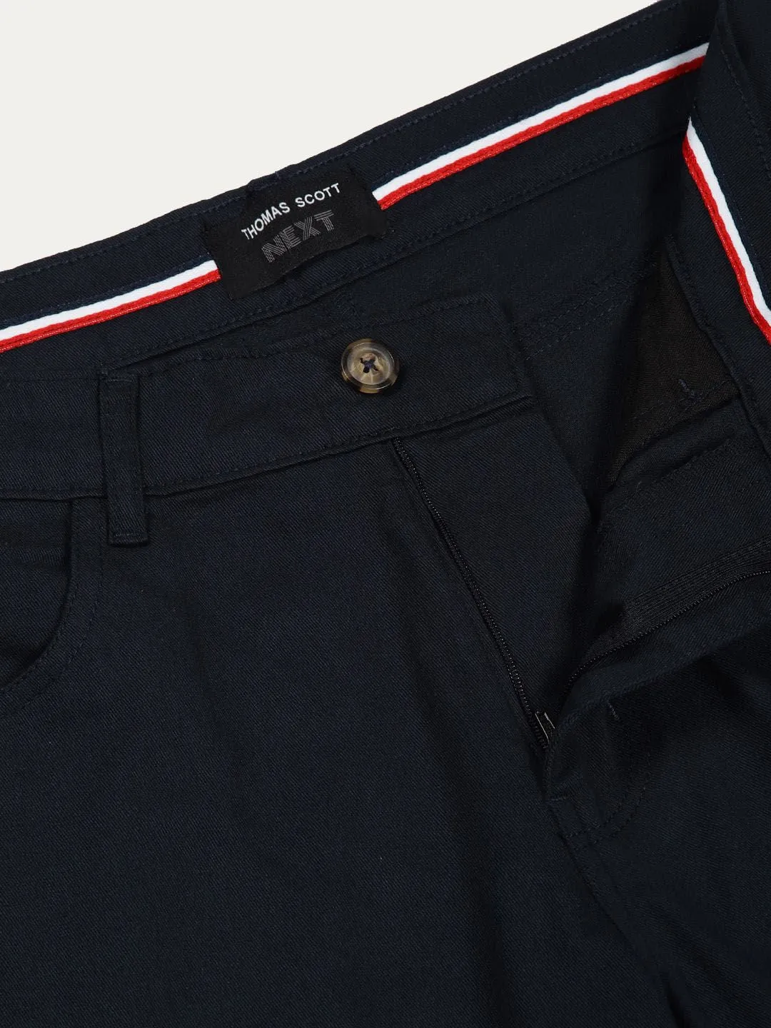 Thomas Scott Men Smart Slim Fit Mid-Rise Easy Wash Cargos