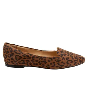Trotters Harlowe T1707-925 Womens Brown Narrow Leather Loafer Flats Shoes