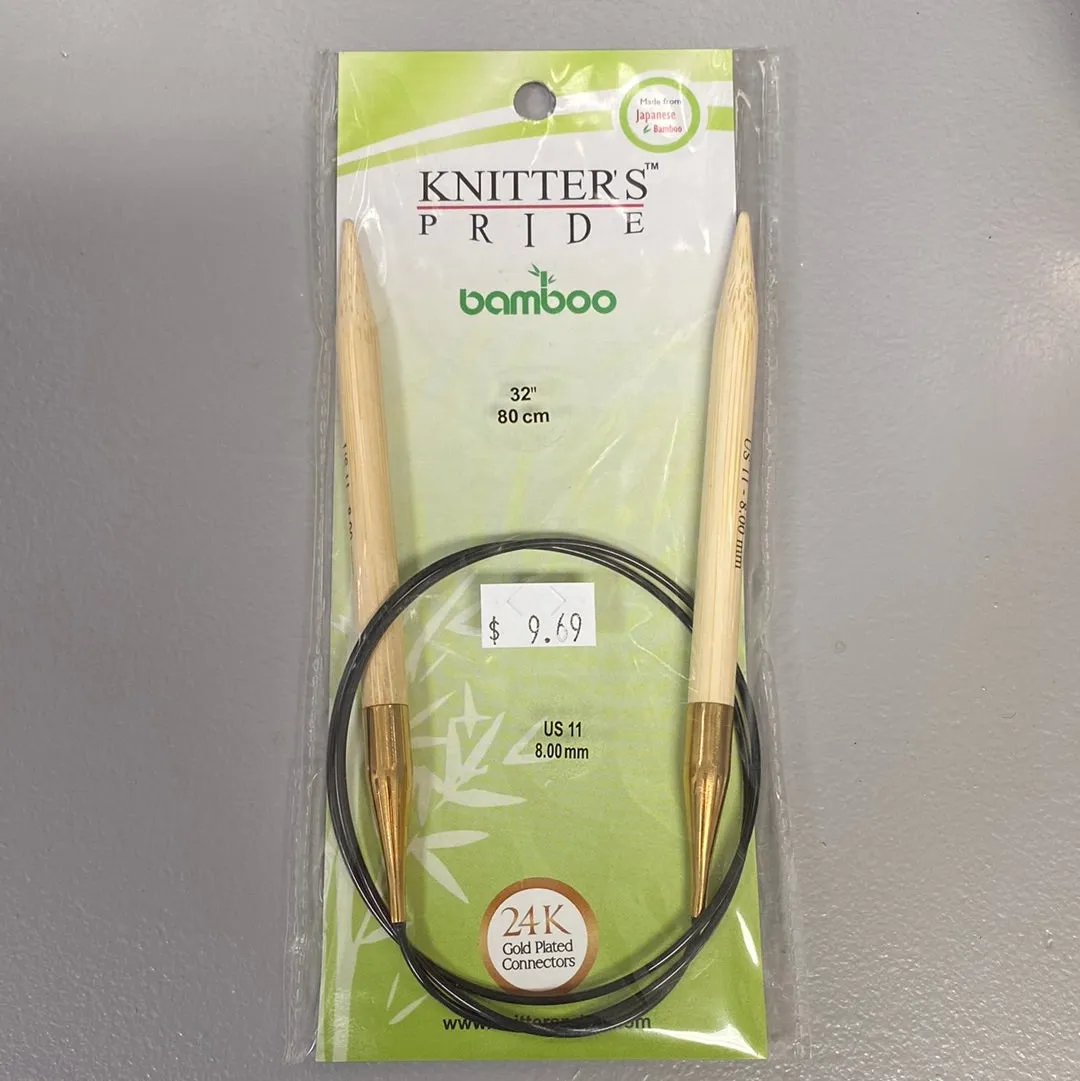 US 11 32” Bamboo Circulars