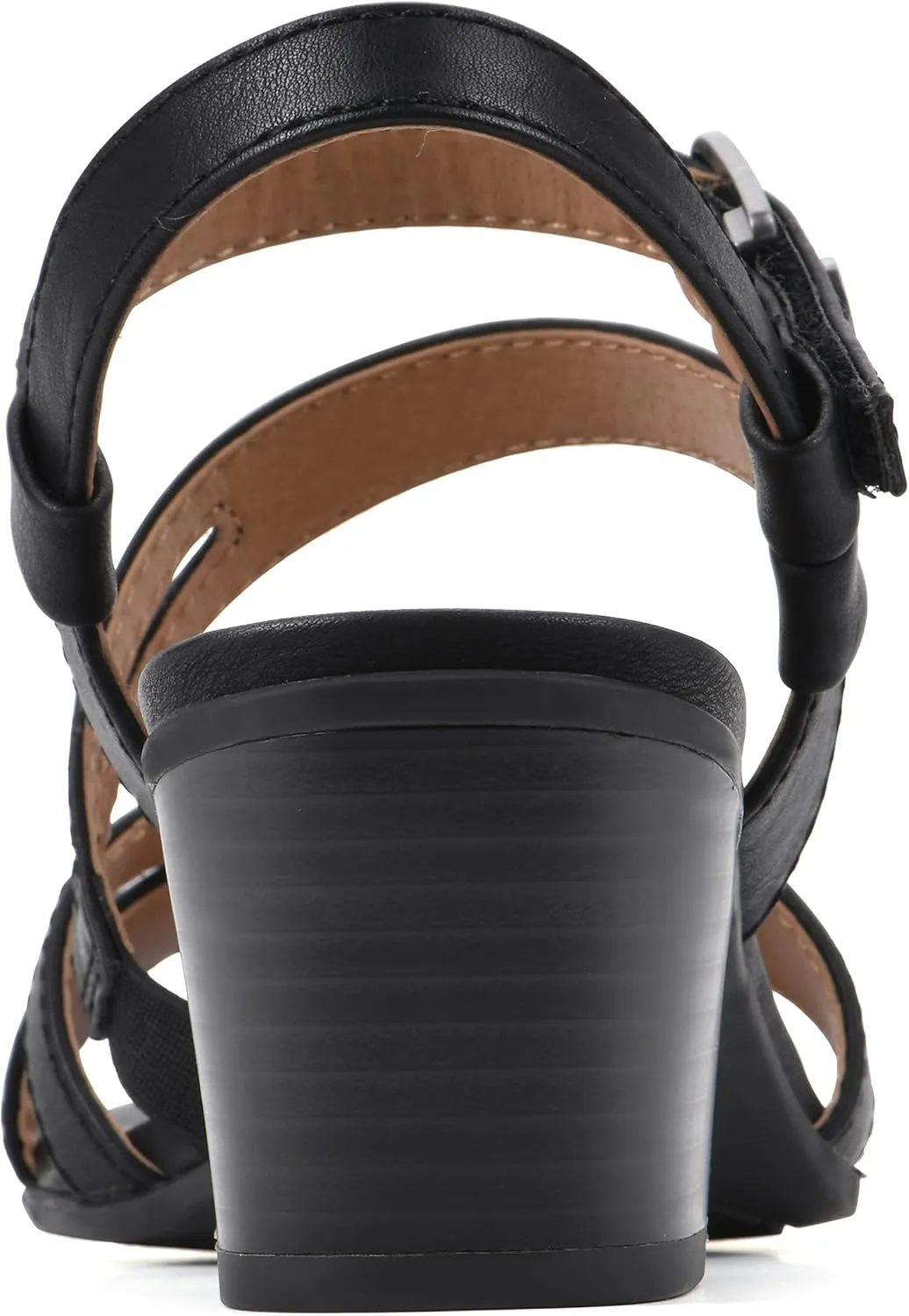 WHITE MOUNTAIN Women's Let Go Block Heel Sandal