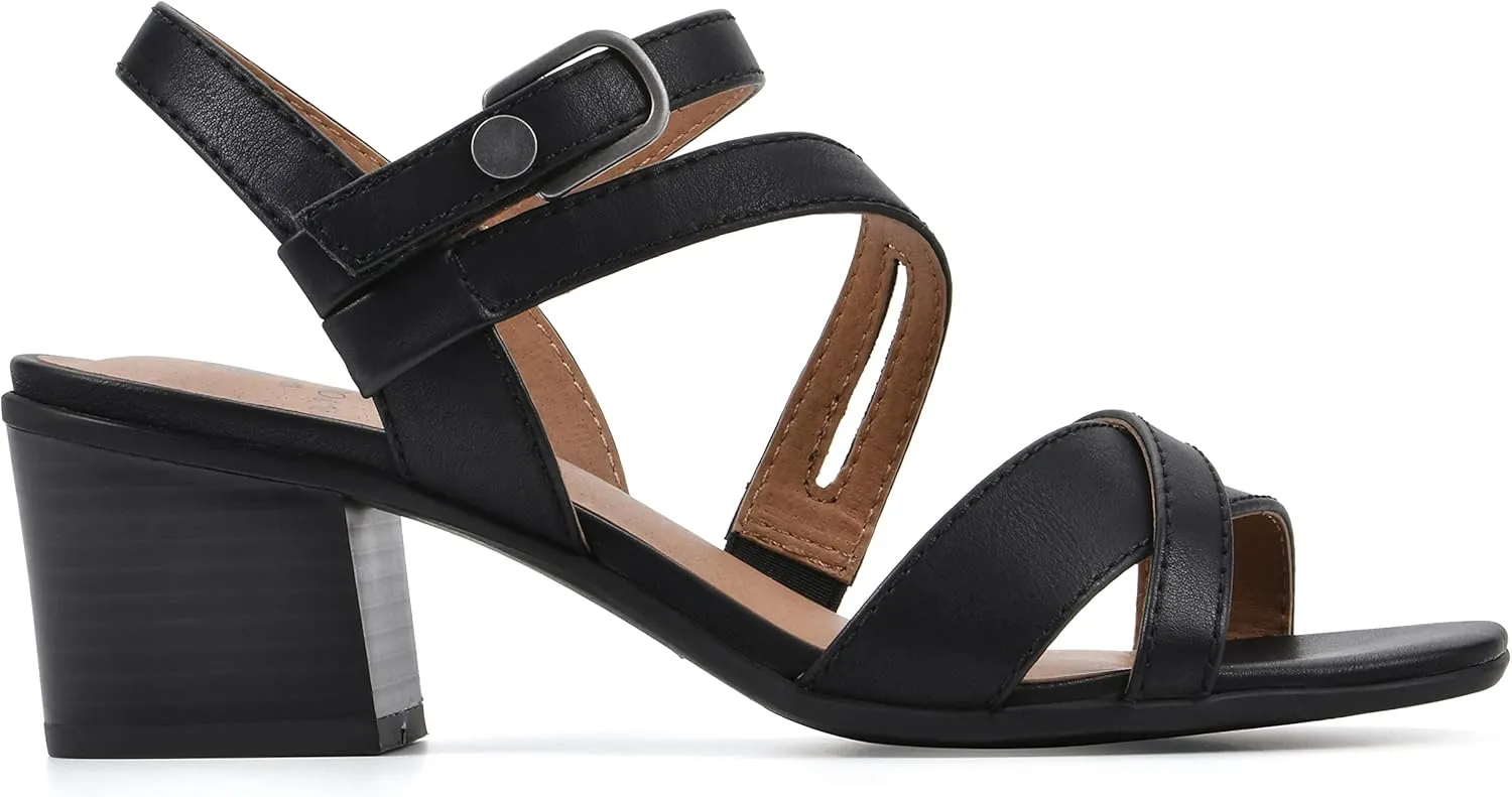 WHITE MOUNTAIN Women's Let Go Block Heel Sandal