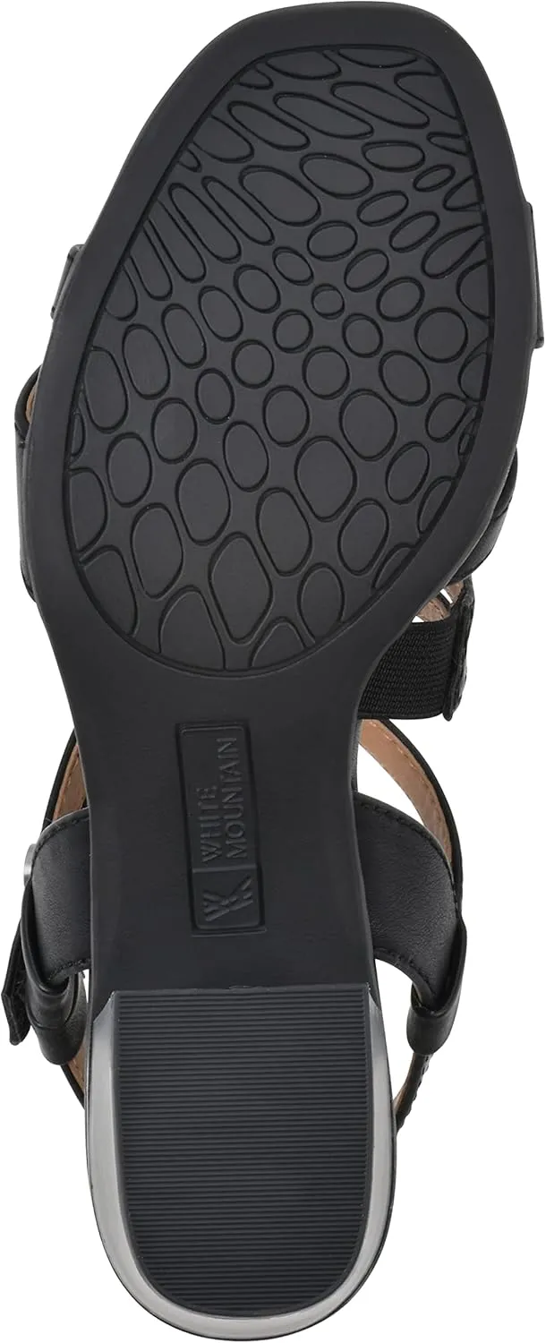 WHITE MOUNTAIN Women's Let Go Block Heel Sandal
