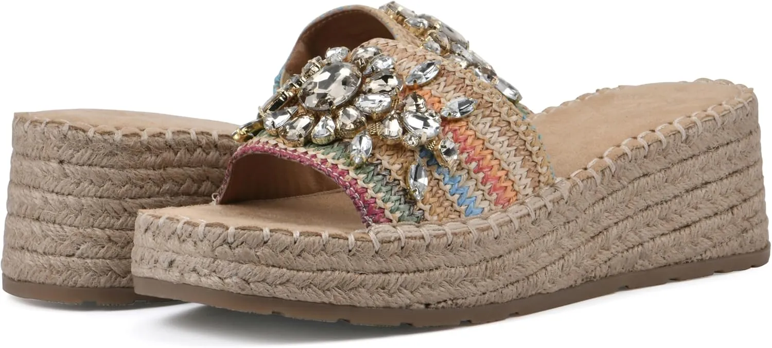 WHITE MOUNTAIN Women's Stitch Heeled Sandal