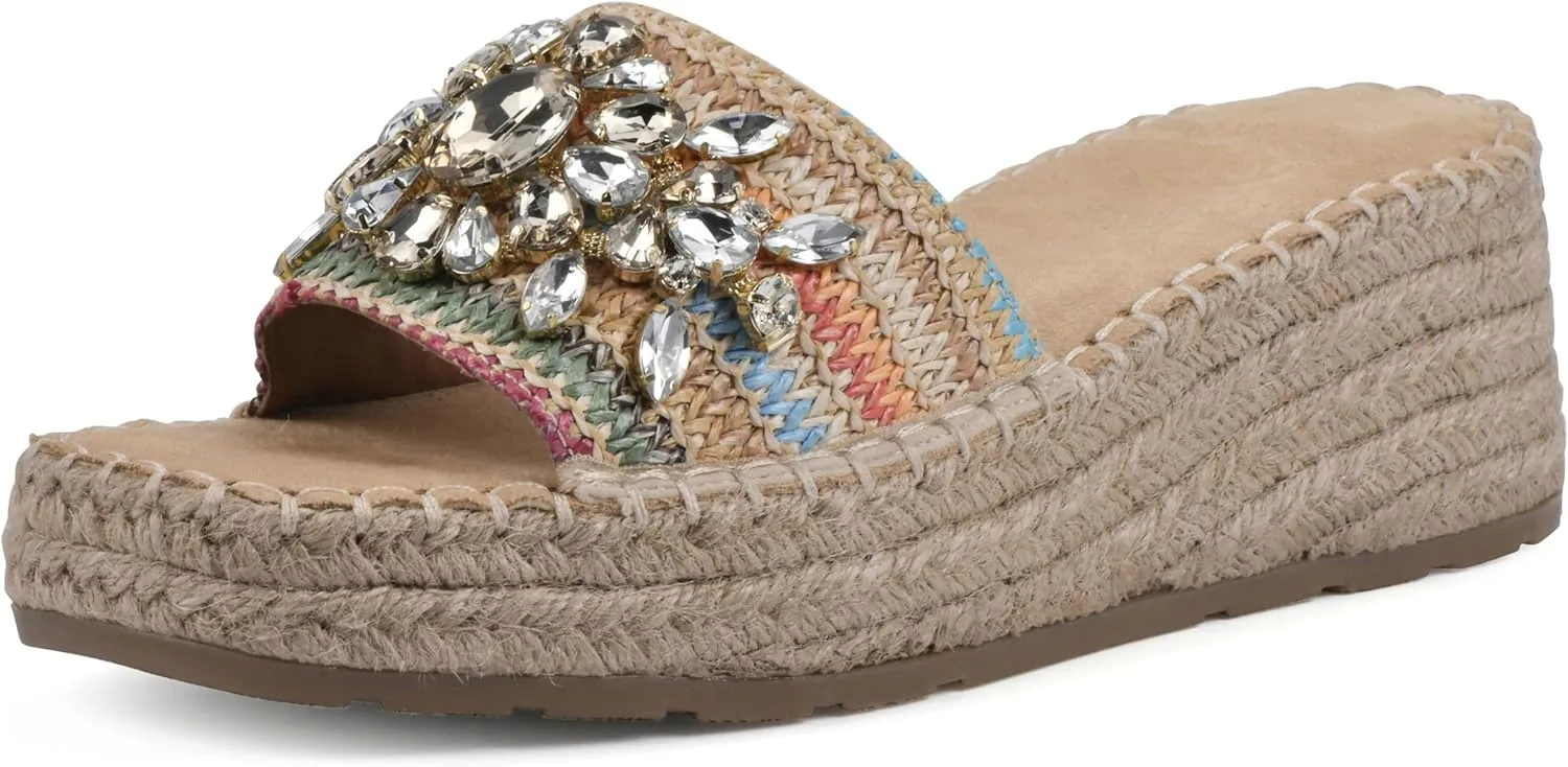 WHITE MOUNTAIN Women's Stitch Heeled Sandal