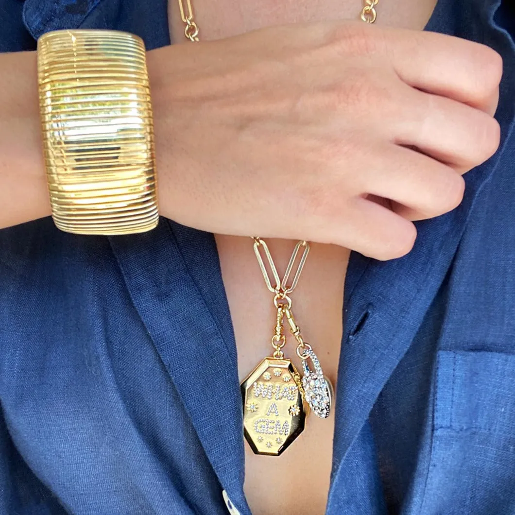 Wide Flex Cuff Bracelet
