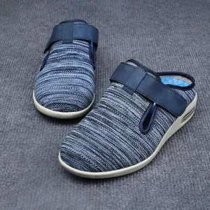 Women Men Diabetic Slippers,Extra Wide Orthopedic ls with Memory Foam,Walking Shoes Breathable Elderly Arthritis Edema Swollen Valgus Shoes