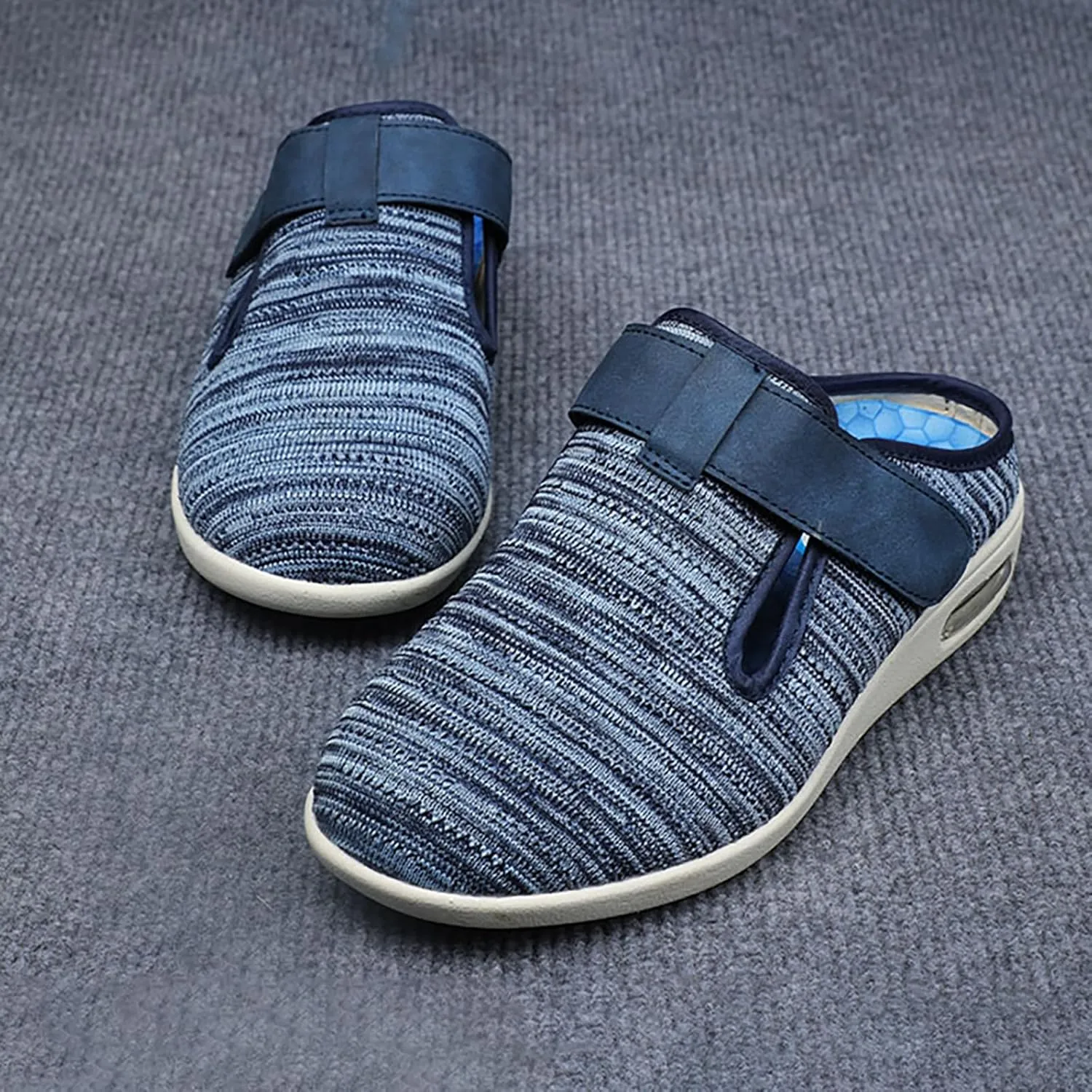 Women Men Diabetic Slippers,Extra Wide Orthopedic ls with Memory Foam,Walking Shoes Breathable Elderly Arthritis Edema Swollen Valgus Shoes