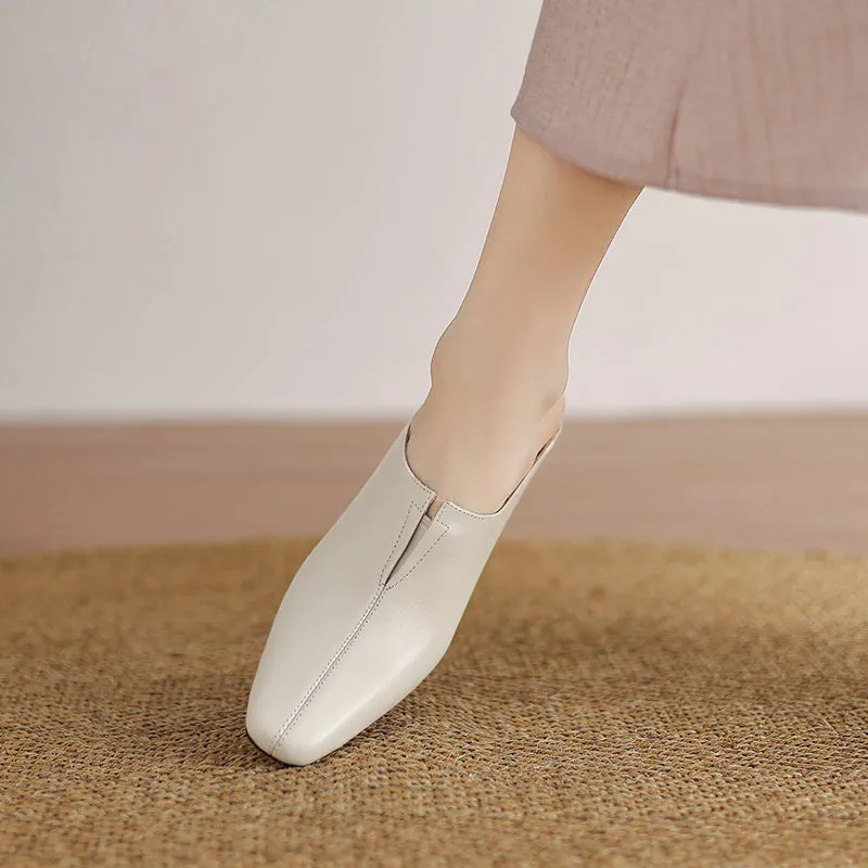 Women's Elegant High Heeled Mule Shoes