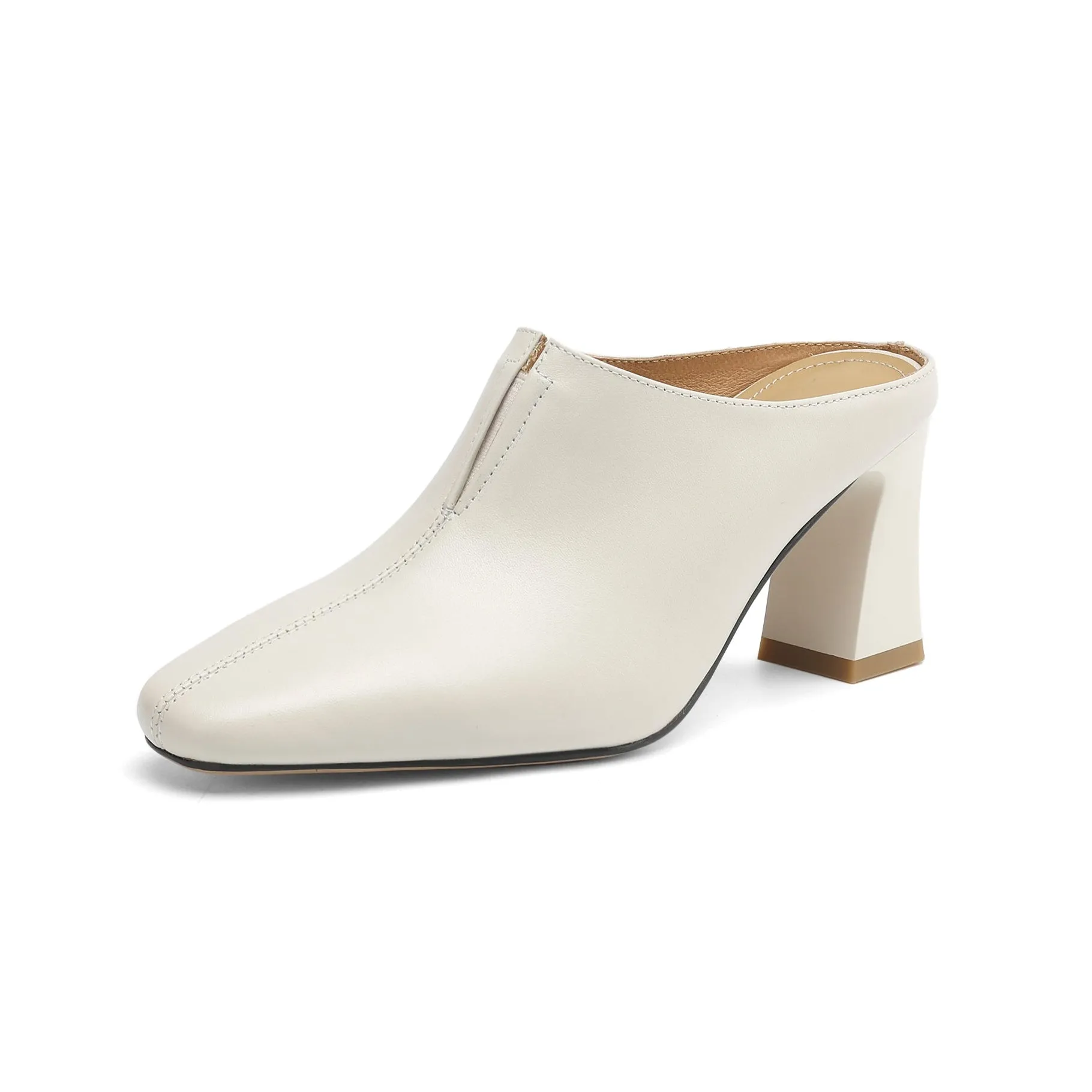 Women's Elegant High Heeled Mule Shoes