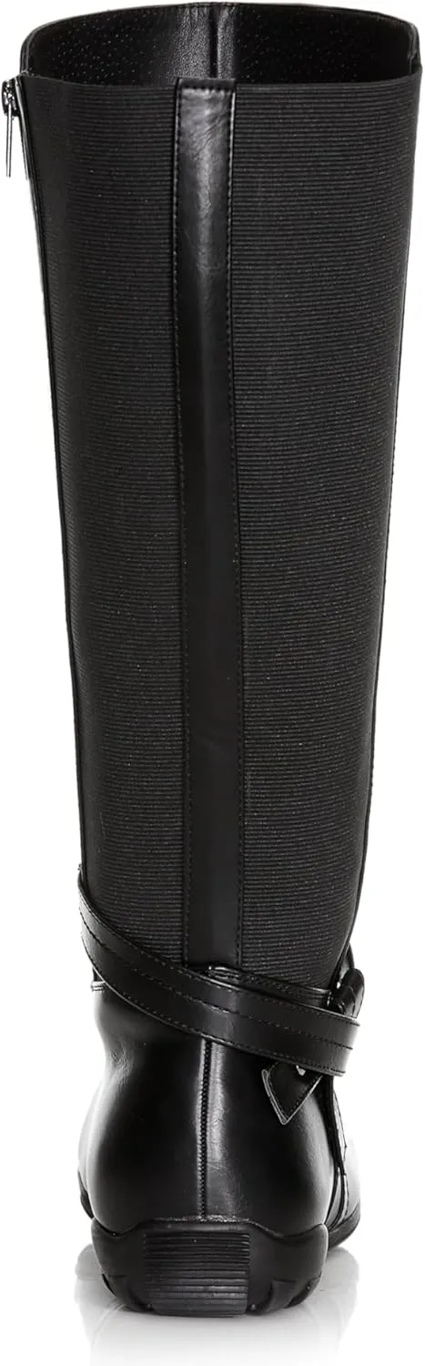 Women's Extra Wide Fit Vera Flat Tall Boot Fashion
