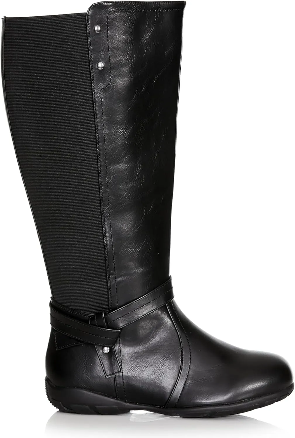 Women's Extra Wide Fit Vera Flat Tall Boot Fashion