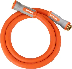 YAMATIC Heavy Duty Short Garden Hose 5/8 in x 5 ft, Super Flexible Leader hose,All-weather, Lightweight, Outdoor, Burst 600 PSI