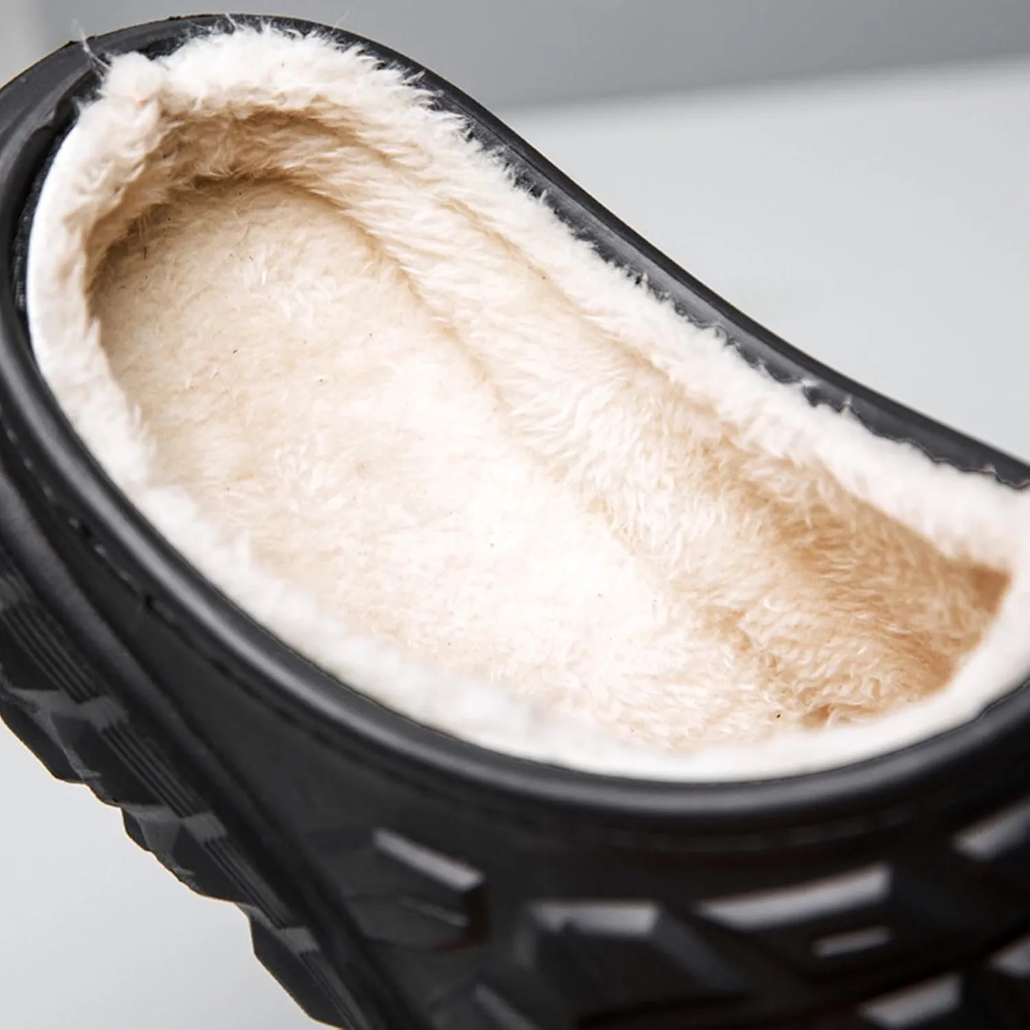 YUKTOPA Unisex Garden Clogs House Slippers Fur Lined Winter Breathable Walking Garden Shoes Warm Non-Slip Mule Footwear