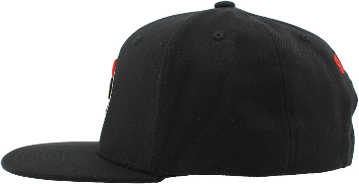 ZHATS NHL Officially Licensed Adjustable Snapback Hat Flat Bill Z11 Icon Team Color